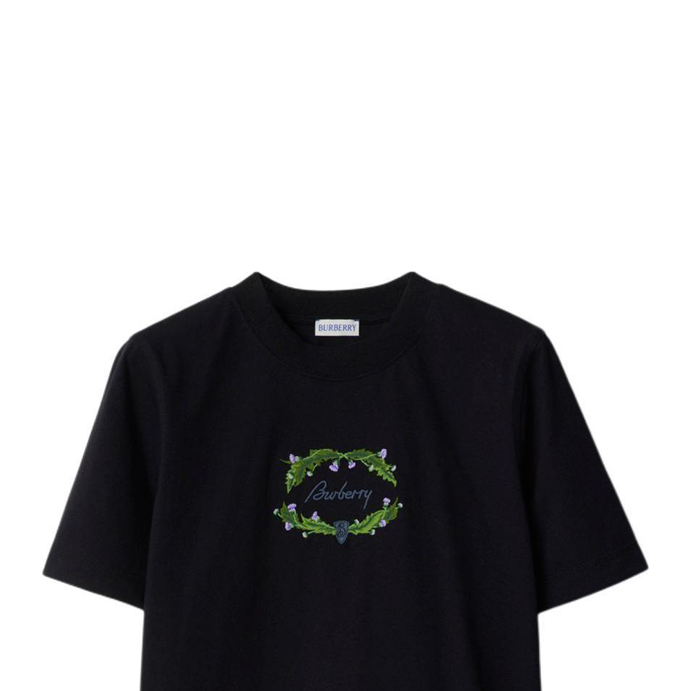 (Women) Burberry  Black Logo Crewneck Short Sleeve T-Shirt. 80979101 圖 7