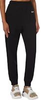 Purchase (Women) Burberry Black Logo Embroidered Knit Jogger Sweatpants. 80572891