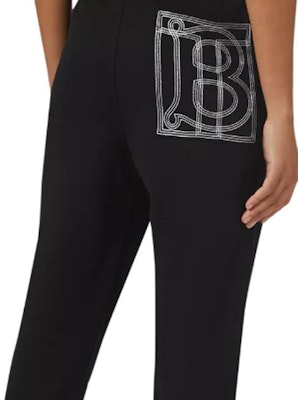 (W) Burberry Seluar Jogger Hitam Bertekstur Dengan Logo Sulam. 80572891 Sizing (W) Burberry Seluar Jogger Hitam Bertekstur Dengan Logo Sulam. 80572891