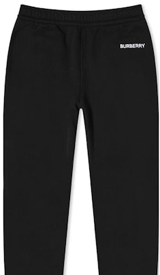 (W) Burberry Seluar Jogger Hitam Bertekstur Dengan Logo Sulam. 80572891 Cheap (W) Burberry Seluar Jogger Hitam Bertekstur Dengan Logo Sulam. 80572891