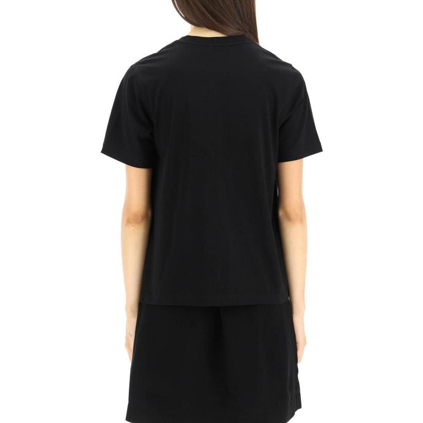 (Women) Burberry  Black Logo Print Crew Neck Slim Fit Short Sleeve T-Shirt 80803241 圖 5