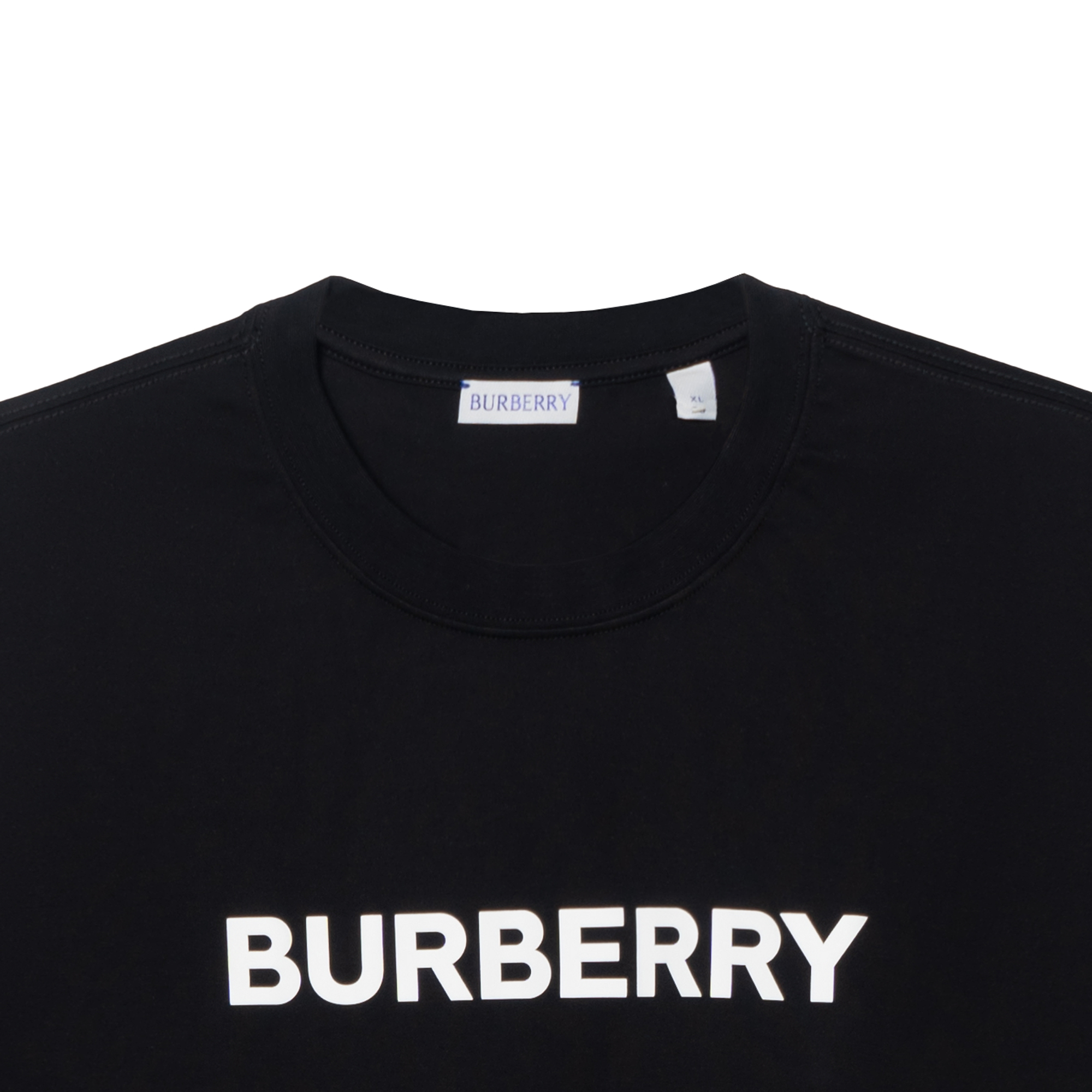 (Women) Burberry  Black Logo Print Crew Neck Slim Fit Short Sleeve T-Shirt 80803241 圖 10