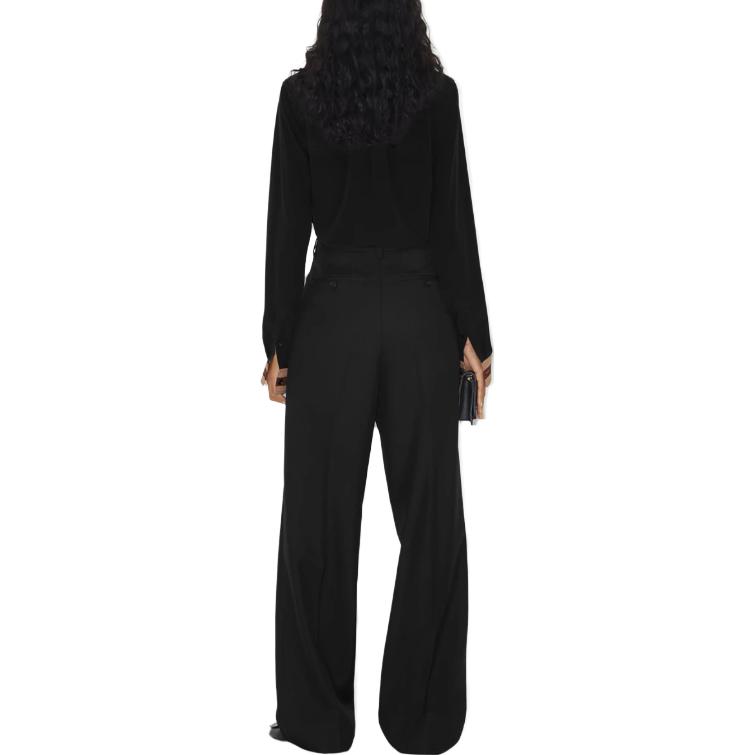 (Women) Burberry  Black Logo Print Single-Breasted Long-Sleeve Shirt 80718811 圖 4