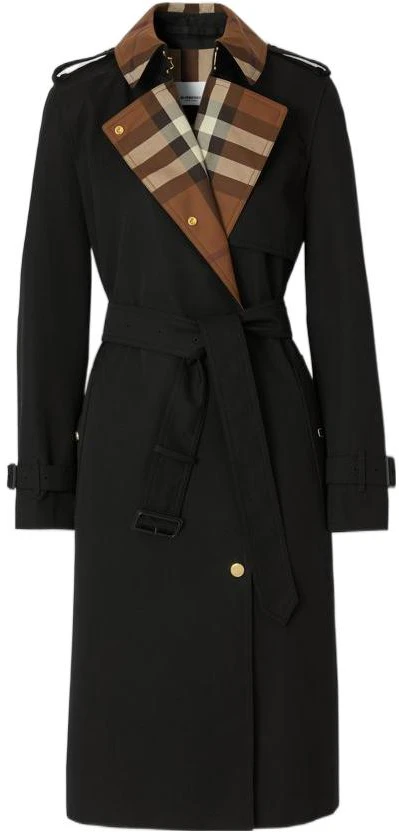 women-burberry-black-mid-length-trench-coat-with-check-lining-80607391