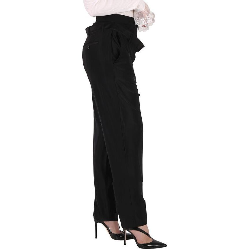 (Women) Burberry  Black Mid-Rise Straight-Leg Casual Pants 80244581 圖 6