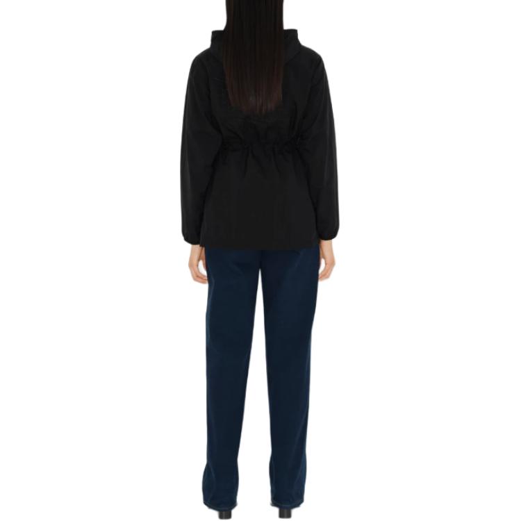 (Women) Burberry  Black Nylon Long Sleeve Hooded Zip-Up Jacket Coat. 80935381 圖 4