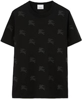 (Women) Burberry Black Oversized T-Shirt with Allover Animal Print. 80720871 (Women) Burberry Black Oversized T-Shirt with Allover Animal Print. 80720871
