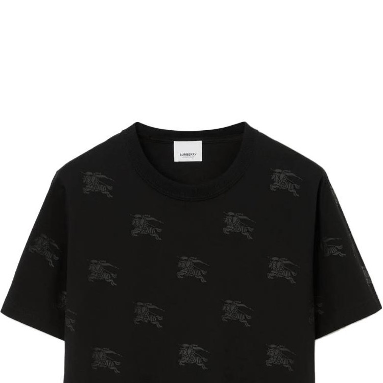 Details for (W) Burberry Baju-T Hitam Oversized dengan Cetakan Haiwan Seluruhnya. 80720871