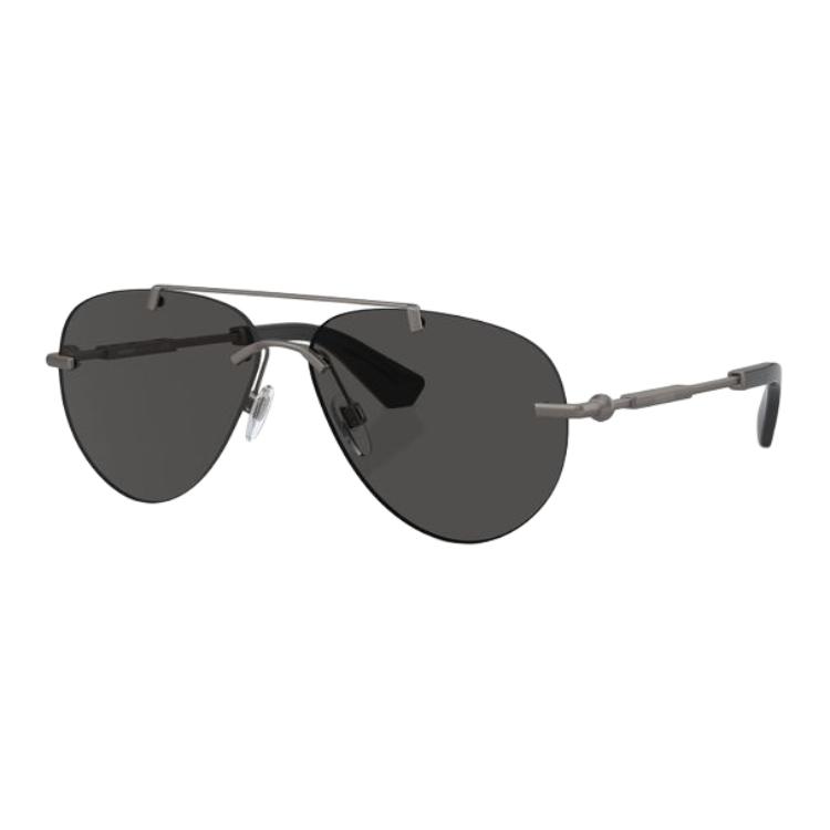 (Women) Burberry  Black Pilot Sunglasses with Logo Temples. BE3151131687
