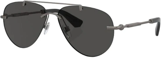 (Women) Burberry Black Pilot Sunglasses with Logo Temples. BE3151131687 (Women) Burberry Black Pilot Sunglasses with Logo Temples. BE3151131687