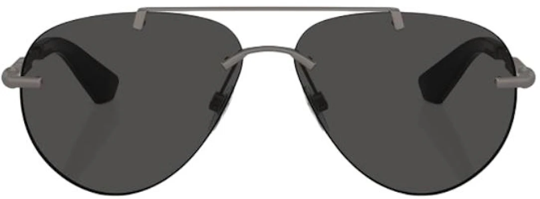 (W) Burberry Cermin Mata Hitam Pilot dengan Logo di Tangkai. BE3151131687 Lookbook (W) Burberry Cermin Mata Hitam Pilot dengan Logo di Tangkai. BE3151131687