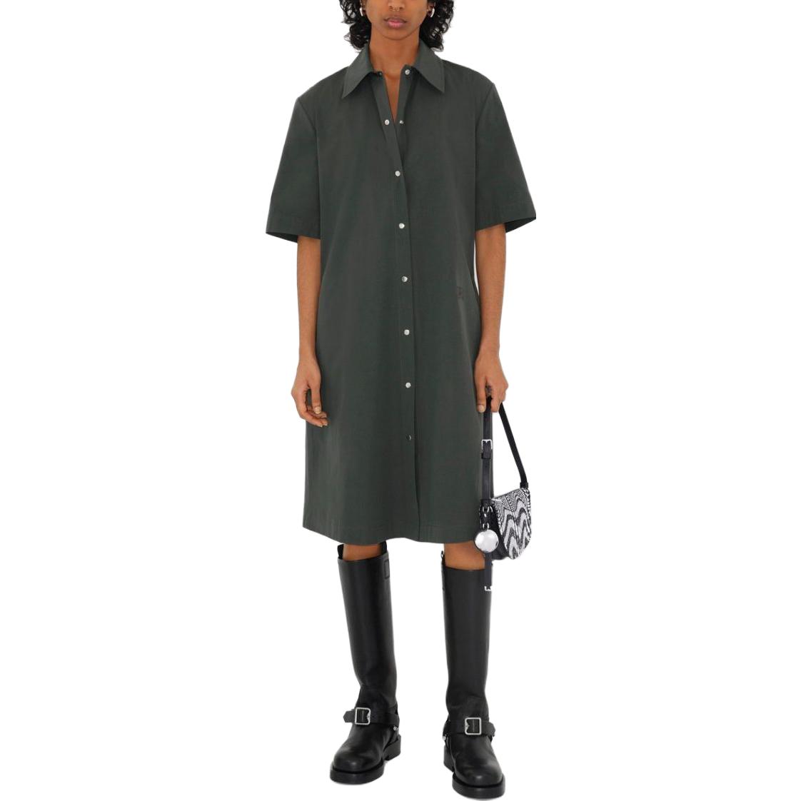 Shop (W) Vestido Casual Deportivo de Manga Corta Negro de Burberry 80835521