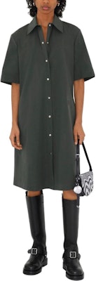 (W) Vestido Casual Deportivo de Manga Corta Negro de Burberry 80835521 Shop (W) Vestido Casual Deportivo de Manga Corta Negro de Burberry 80835521