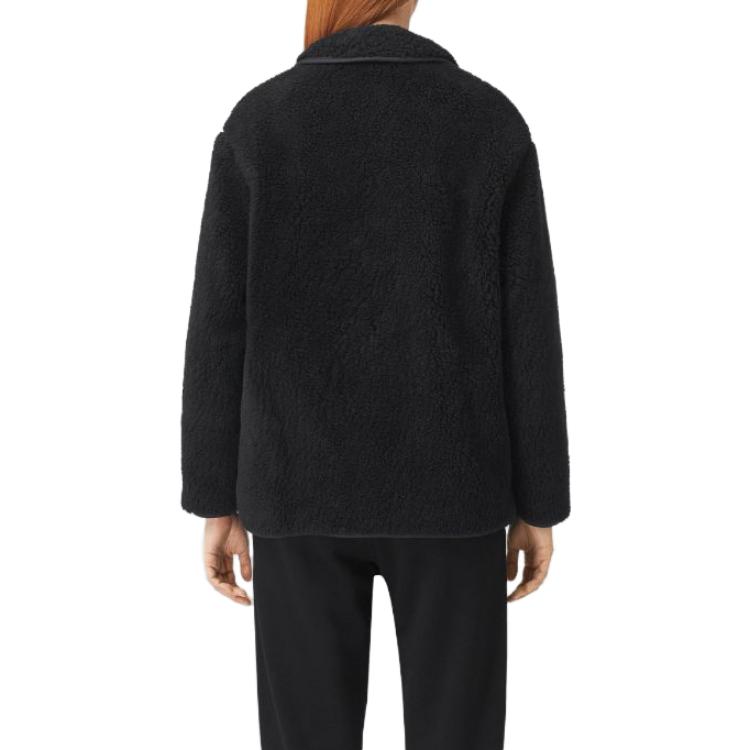 (Women) Burberry  Black Single-Breasted Loose Fit Long Sleeve Jacket 80462691 圖 5