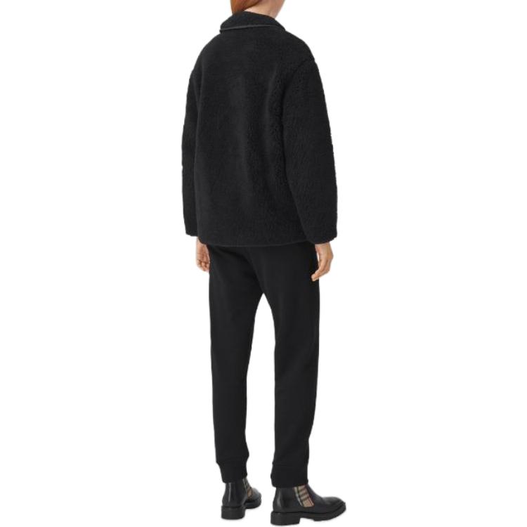 (Women) Burberry  Black Single-Breasted Loose Fit Long Sleeve Jacket 80462691 圖 6