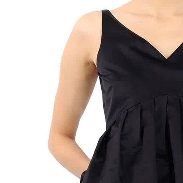 (Women) Burberry  Black Sleeveless V-Neck Short Dress. 80165591 圖 3