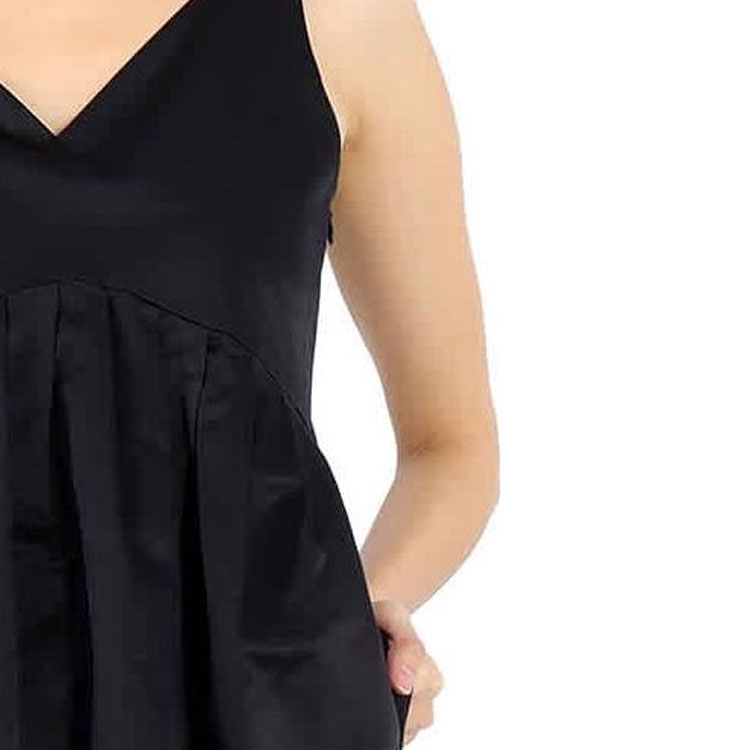 (Women) Burberry  Black Sleeveless V-Neck Short Dress. 80165591 圖 4