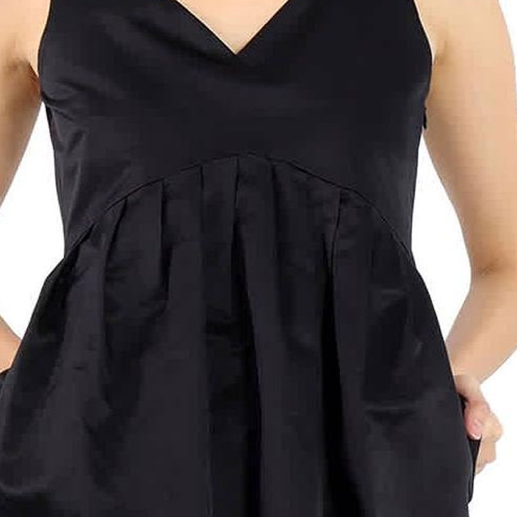 (Women) Burberry  Black Sleeveless V-Neck Short Dress. 80165591 圖 7