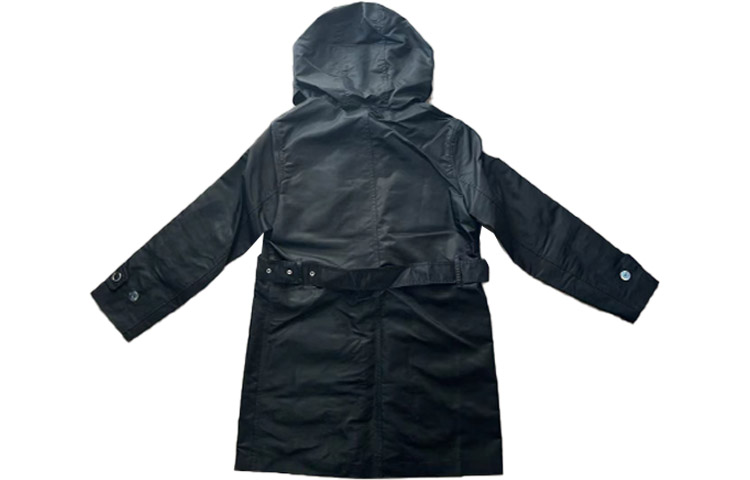 (Women) Burberry  Black Solid Color Hooded Zip-Up Long-Sleeve Casual Jacket 80721011 圖 3