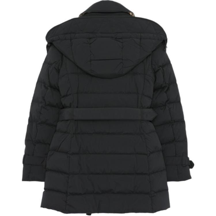 (Women) Burberry  Black Solid Color Hooded Zip Long Sleeve Jacket Coat. 80963661 圖 3