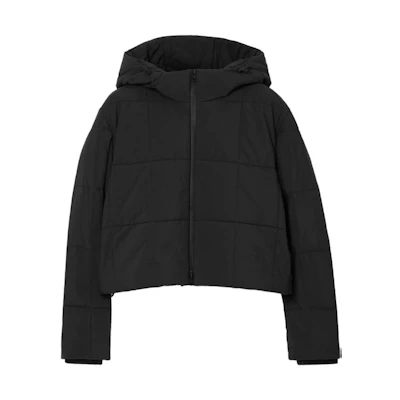 (Women) Burberry Black Solid Color Short Zip-Up Jacket 80740831