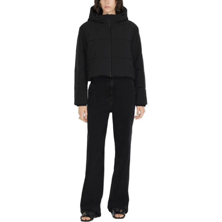 (Women) Burberry  Black Solid Color Short Zip-Up Jacket 80740831 圖 3