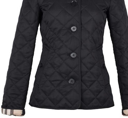 (W) 버버리 블랙 솔리드 코튼 자켓 턴다운 칼라 롱 슬리브 80658711 Details for (W) 버버리 블랙 솔리드 코튼 자켓 턴다운 칼라 롱 슬리브 80658711