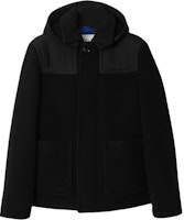 (Women) Burberry Black Solid Hoodie Pocket Long Sleeve Jacket 80836321 (Women) Burberry Black Solid Hoodie Pocket Long Sleeve Jacket 80836321
