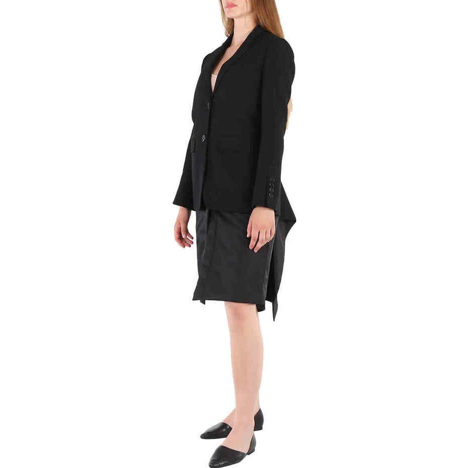 (Women) Burberry  Black Solid Long Sleeve Blazer Coat 80466661 圖 5