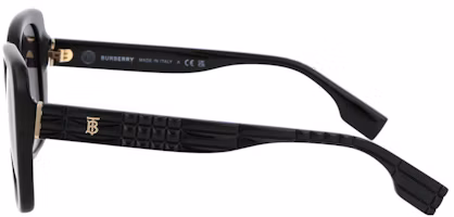 Shop (Women) Burberry Black Square Fashion Sunglasses with Minimalist Design. 0BE437130018G