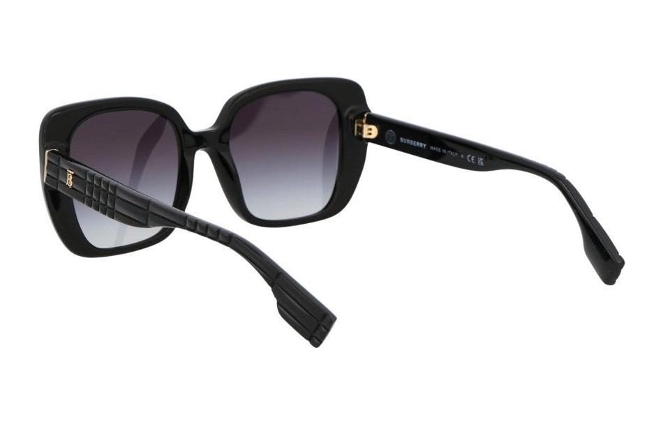 (Women) Burberry  Black Square Fashion Sunglasses with Minimalist Design. 0BE437130018G 圖 5