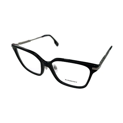 (Women) Burberry Black Square Optical Glasses with Engraved Temples 0BE2376300154