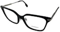 Order (Women) Burberry Black Square Optical Glasses with Engraved Temples 0BE2376300154