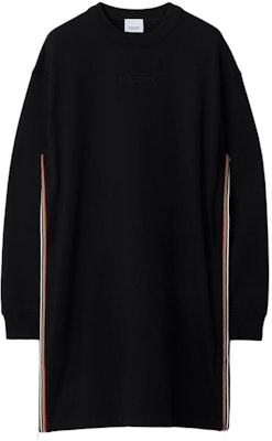 (W) Burberry 黑色條紋刺繡標誌長袖洋裝 80844341 Order (W) Burberry 黑色條紋刺繡標誌長袖洋裝 80844341