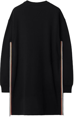 (W) Burberry 黑色條紋刺繡標誌長袖洋裝 80844341 Lookbook (W) Burberry 黑色條紋刺繡標誌長袖洋裝 80844341