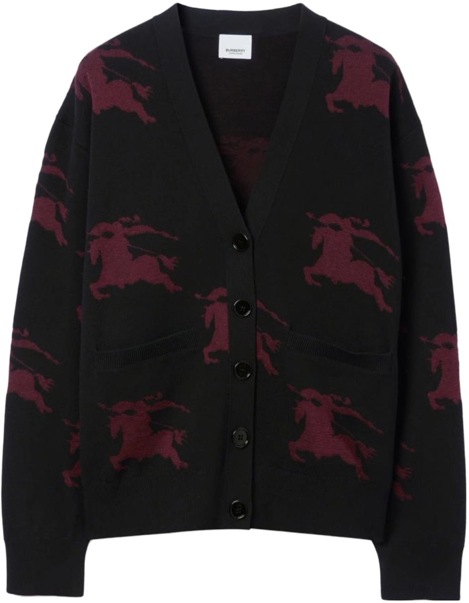 women-burberry-black-v-neck-loose-fit-long-sleeve-cardigan-sweater-80718591