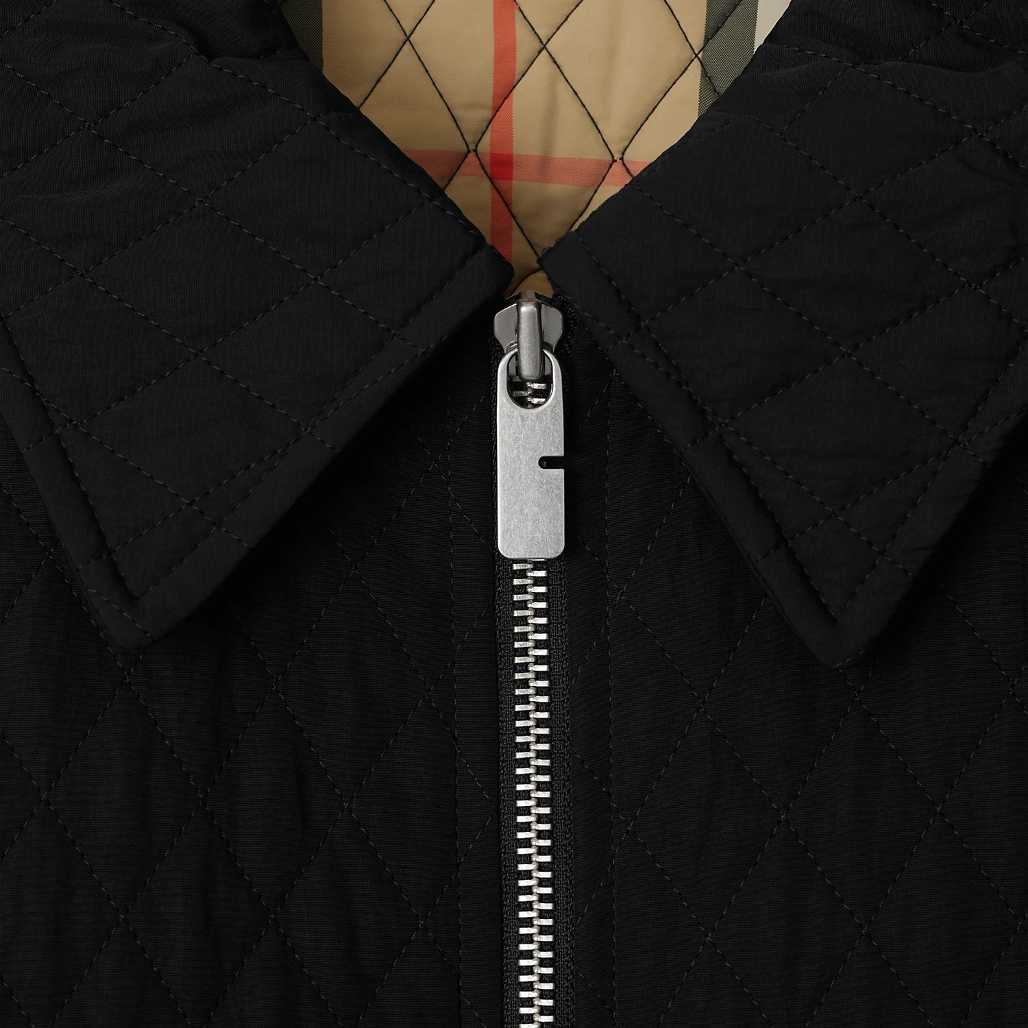 (Women) Burberry  Black Zip-Up Collar Long-Sleeve Mid-Length Jacket. 80938651 圖 6
