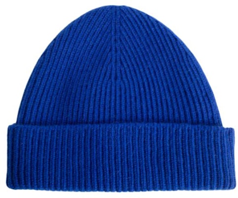 (Women) Burberry Blue Cashmere Knit Beanie with Embroidered Logo. 80788100 Lookbook (Women) Burberry Blue Cashmere Knit Beanie with Embroidered Logo. 80788100