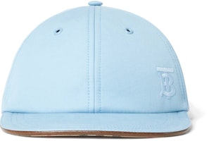 (W) Burberry Topi Baseball Gabardine Biru dengan Signature Monogram. 80729481 Order (W) Burberry Topi Baseball Gabardine Biru dengan Signature Monogram. 80729481