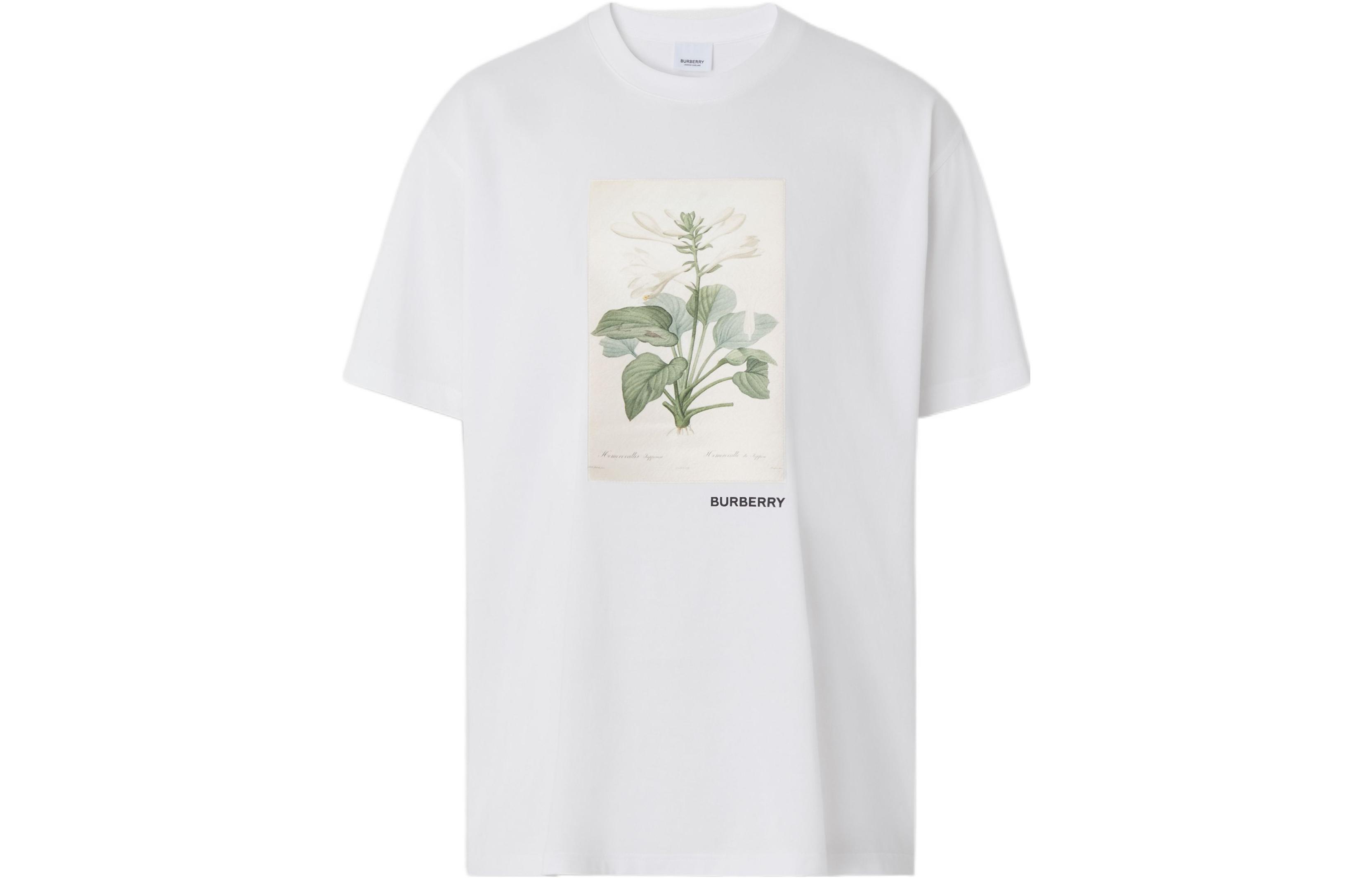 (Women) Burberry  Botanical Print Cotton Oversized Short Sleeve T-Shirt. 80565811 圖 2