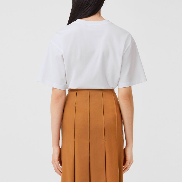 (Women) Burberry  Botanical Print Cotton Oversized Short Sleeve T-Shirt. 80565811 圖 4