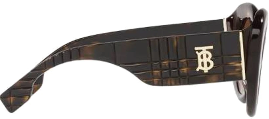 (W) Gafas Irregulares Burberry Marrones de Acetato con Detalles de Monograma. BE4370U300213 Lookbook (W) Gafas Irregulares Burberry Marrones de Acetato con Detalles de Monograma. BE4370U300213