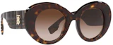 Shop (W) Gafas Irregulares Burberry Marrones de Acetato con Detalles de Monograma. BE4370U300213
