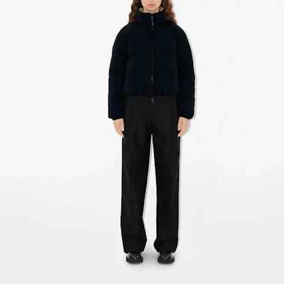 (Women) Burberry Brown Check Loose Fit Zip-Up Down Jacket 80961291 Details for (Women) Burberry Brown Check Loose Fit Zip-Up Down Jacket 80961291