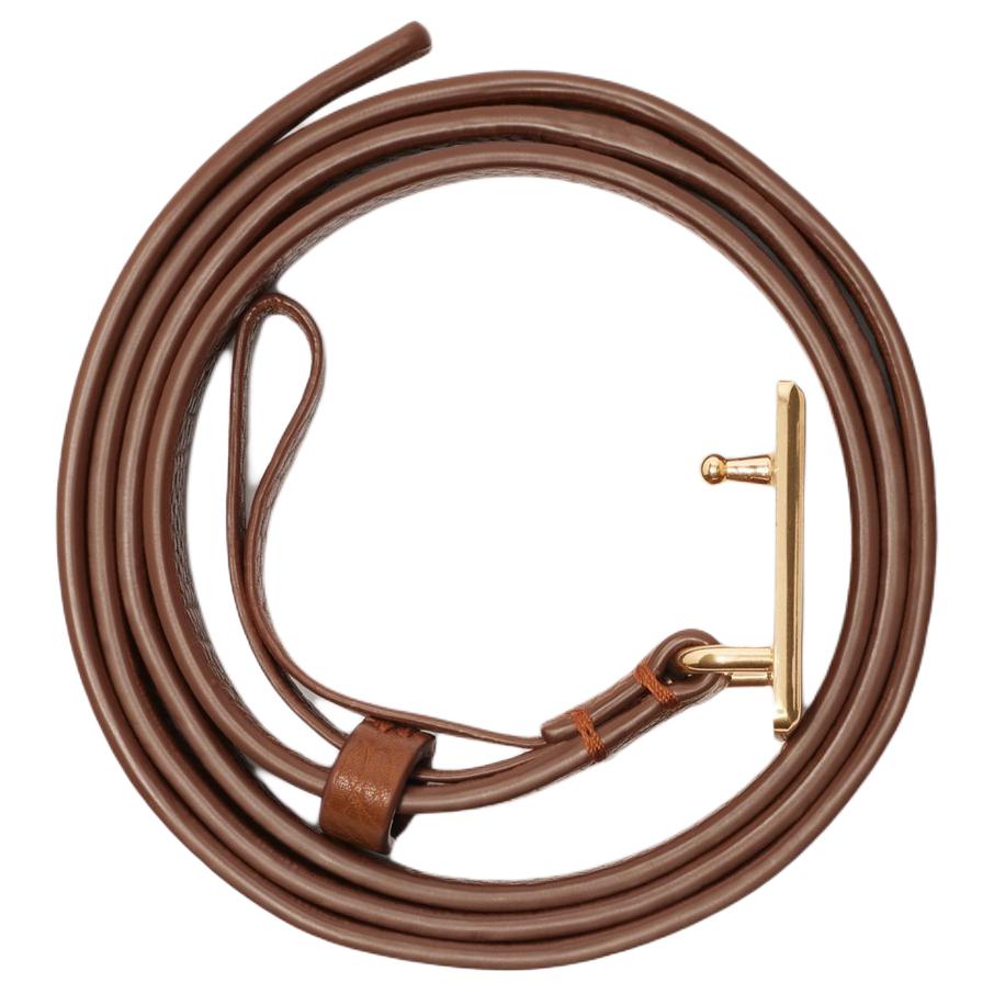 Lookbook (W) バーバリー ブラウンロゴレザー ベルト 1.5CM スムースバックル付き 80933871