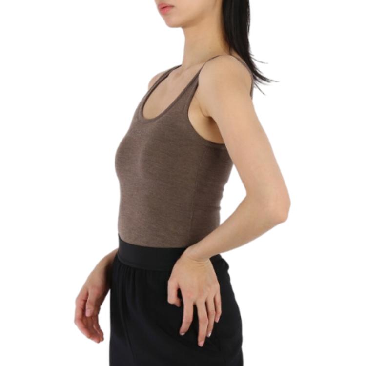 Details for (W) Burberry Coklat Cetakan Huruf Jumpsuit Tanpa Lengan. 45646151