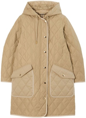 (W) Abrigo Sólido Marrón de Manga Larga con Capucha de Burberry. 80726721 Order (W) Abrigo Sólido Marrón de Manga Larga con Capucha de Burberry. 80726721