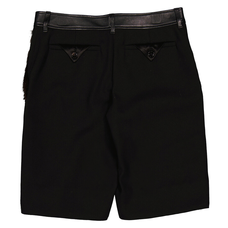 (Women) Burberry  Brown Mid-Rise Patchwork Casual Shorts. 80469081 圖 3