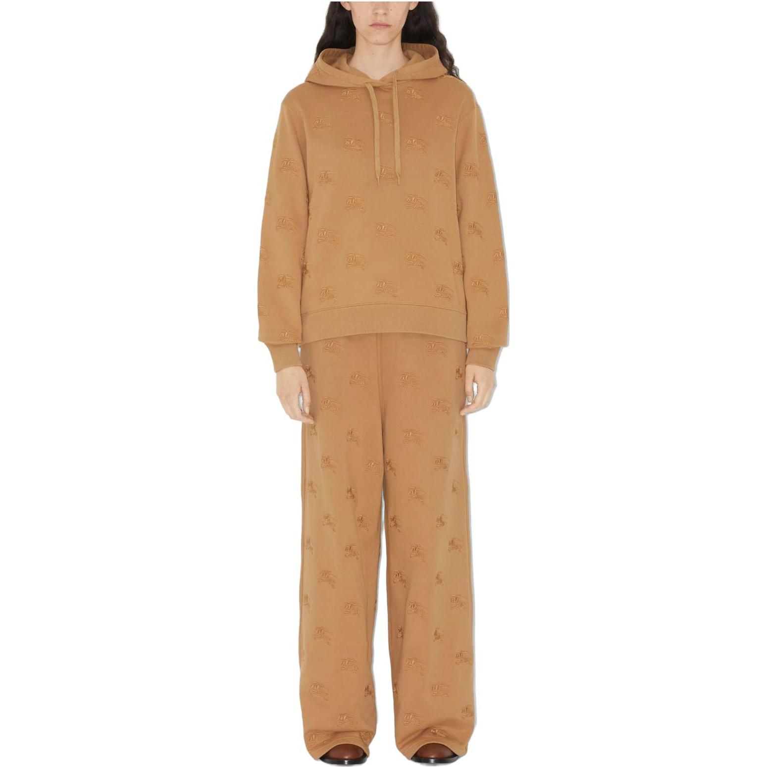 Lookbook (W) Burberry Coklat Monogram Seluar Knit Potongan Lurus Mid-Rise. 80721201