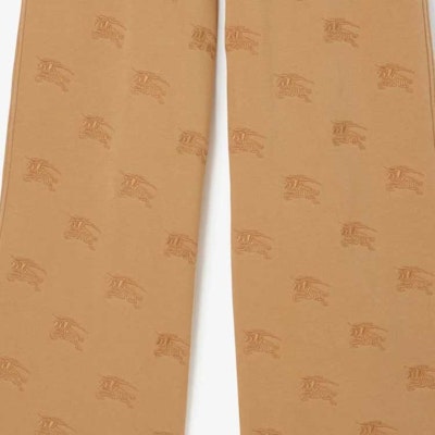 (W) Burberry Coklat Monogram Seluar Knit Potongan Lurus Mid-Rise. 80721201 Details for (W) Burberry Coklat Monogram Seluar Knit Potongan Lurus Mid-Rise. 80721201